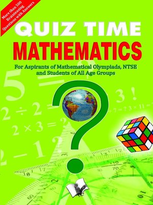cover image of Quiz Time Mathermatics